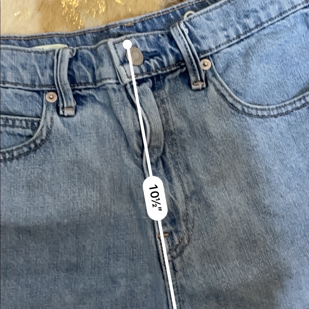 GAP original high rise jean shorts - Picture 4 of 4